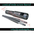 PP PE plate profile bimetallic conical extruder screw barrel